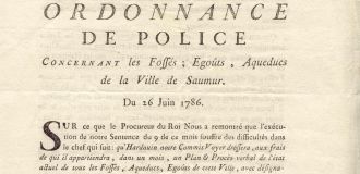 Archives de Saumur antérieures à 1790